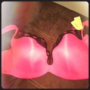 Cacique Pink Lace Bra